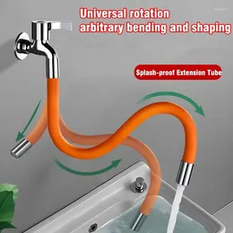 Kitchen Faucets Universal Faucet Extension 360 Swivel Splash Guard 4-point Mouthpiece Aerators Sprayers Any Bend