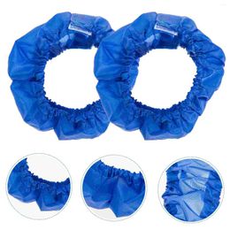 Stroller Parts 4 Pcs Wheel Cover Wheelchairs Protective Computer Dust Pushchair Anti-slip Polyester Protector