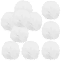 Pendant Necklaces 10 Pcs Christmas Fake Fur Ball Accessories Halloween Costumes White Tail Up For Imitation Rex