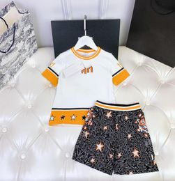 designer kids t shirt shorts sets childrens suit brand letters printing autumn boys tees size 1101504439178