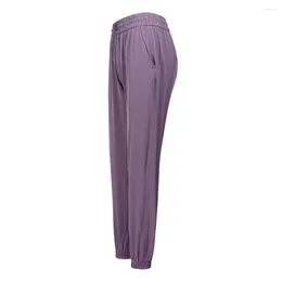 Women's Pants Soft Sweatpants Breathable Drawstring With Elastic Waist Quick Dry Pockets Ankle-banded Trousers For Comfort