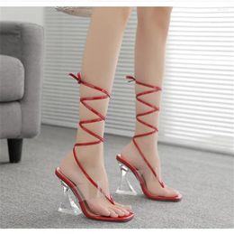 Sandals Ankle Strap Women Fashion High Heels Sexy Plush Shoes Luxury Design Pumps Sandalias Peep Toe Zapatillas Mujer