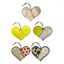 Pendant Necklaces Vintage Baseball Heart Tree Hanging DIY Handmade Jewelry Large Hole Beads Valentine's Day