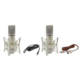 Microphones Condenser Microphone Desk Durable Versatile Noise Reduction Large Diaphragm Studio Mic For Music Recording