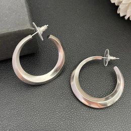 Hoop Earrings Fashion Brand Retro Style Circle For Women Lady High Quality Designer Runway Goth Boho Trend Jewelry Accessories