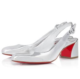 Luxury Red Designer So Jane Sling Sandali Scarpe in pelle di vitello verniciata Tacchi alti Abito da festa Matrimonio Slingback Lady Gladiatore Sandali EU35-43 Con scatola