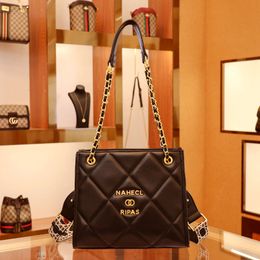High Quality Diamond Grid New Crossbody Versatile, Large Capacity Chain Bag, Tote Bag 75% factory direct sales