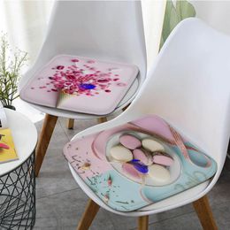 Pillow Macaron Donuts Candy Flower Ice Cream Round Stool Pad Patio Home Kitchen Chair Seat Pads Sofa 40x40cm