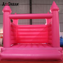 wholesale 10x10ft High quality commercial White Bounce House Inflatable full PVC jumping Bouncy Castle bouncer castles jumper with blower For Wedding 003