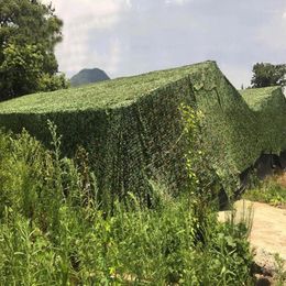 Tents And Shelters Camping Camo Net Army Woodland Jungle Camouflage Nets Shelter Hide Netting Sun High Quality