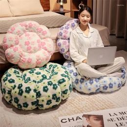 Pillow High Grade Lamb Plush Futon Circular Floor Mat Office Flower For Warmth