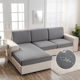 Water Repellent Jacquard Sofa Seat Cushion Cover Elastic For Living Room Furniture Protector 1234 Seater 240119