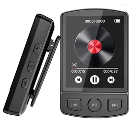 Player Ultralight MP3 HiFi Sound Bluetooth-Compatible 5.2 Mini Music Button 1.8inch Screen For Sport Running