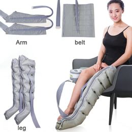 6 Cavity Air Wave Leg Massage Calf Thigh Muscle Relaxation Automatic Loop Old Man Waist Physiotherapy Pressure Massager 110-220V 240202