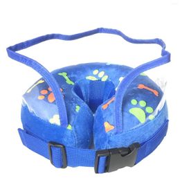 Dog Collars Cats Soft PVC Baffle Pets Collar Prevents Biting Grooming Inflatable Adjustable Nail Trimming Comfortable Scratching