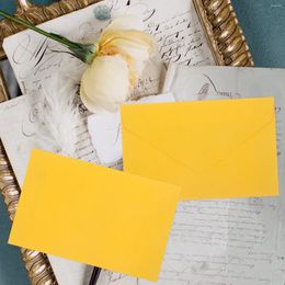 Gift Wrap 100 Pcs Envelope Mini Paper Window Festival Supplies Envelopes For Invitations Decorative Blank Wedding Portable