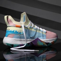 High Quality Basketball Shoes Men Sneakers Light Anti-skid Shock Absorption Basket Shoes Women Multicolor Sports Shoes Trainer 240125