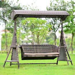 Camp Furniture Weaving Rattan Swings Hanging Baskets Outdoor Rocking Chairs Gardens Leisure Courtyards And