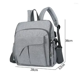 School Bags E74B Mummy Maternity Bag Multi-function Diaper Backpack Nappy Baby With Strol