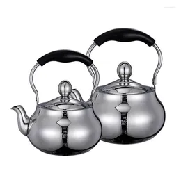 Hip Flasks Tea Making Teapot Family Stainless Steel Thickened With Kungfu Small Brewing Flower Pot Philtre Screen