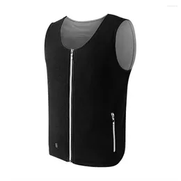 Women's Vests USB Smart Thermal Warm Jacket 5 Temperature Levels Electric Heated Women Men Waistcoat For Outdoor Skiing Hiking