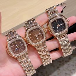 Fashionable ladies' watch Retro modeling Bezel set with diamond clock diall diameter 28 mm AAA