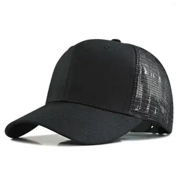 Ball Caps Basic Men's Baseball Cap Soft Adjustable Solid Colour Low Profile Skullcaps For Outdoor Activities Travel