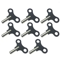 Clocks Accessories 8PCS Wood Clock Key Metal Tools Winding Swiss Repair Tool