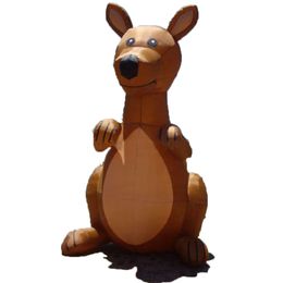 wholesale Reuse And Safe 3 Metres Height Brown Inflatable Kangaroo Animal For Outdoor Advertising Event Party Decoration Made By Ace Air