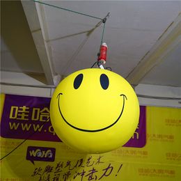 wholesale 4mD (13.2ft) With blower Giant Fluorescence Inflatable Balloon Smile With Blower For 2024 City Stage Event Decoration