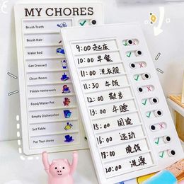 Message Checklist Summer Children's Good Habits To Develop Self-discipline Punch Card Sticky Notes Office Accessories Stationary