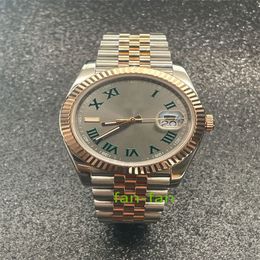 Brand world luxury watch Best version Watch ATEJUST 41 WATCH 126331 WIMBLEDON DIAL TWO TONE Brand new automatic ETA 3235 watch 2-year warranty MENS WATCHES