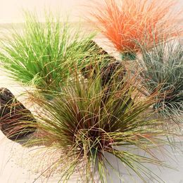 Decorative Flowers Fake Grass Simulated Single Clump Reed Window Project Landscape Indoor Shopping Mall Floral Set Plant Green Decora