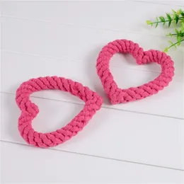 Dog Apparel Good Lightweight Multipurpose Cotton Rope Valentine's Day Themed Puppy Throwing Chew Toy Pet Long Lifespan