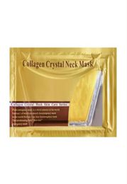 Gold Film Deep Water Collagen Crystal Neck Masks Patch Moisture Neck Mask Skin Care Masks Epacket8344231