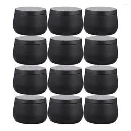 Storage Bottles 12 Pcs Belly Jar Metal Tins With Lids Travel Containers For Toiletries Gift Box