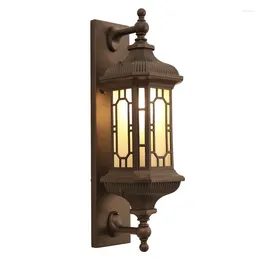 Wall Lamp Chinese Style Lamps Courtyard House Gate Balcony Waterproof Lighting Retro Villa Garden Aisle Loft Porch Lights Fixture