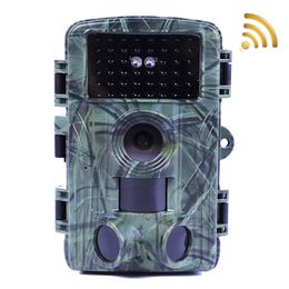 2.7K 60MP WiFi Trail Camera Night Vision Waterproof Hunting Camera with 2 Inch Screen for Outdoor Wildlife Monitoring 240126