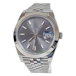 Brand world luxury watch Best version Watch 126300 Jubilee Steel 41mm Rhodium Grey Index automatic ETA Cal.3235 watch 2-year warranty MENS WATCHES