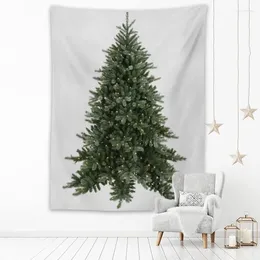 Tapestries Christmas Tree Tapestry Poster Blanket Home Classroom Party Banner Wall Hanging Art Deco Decor