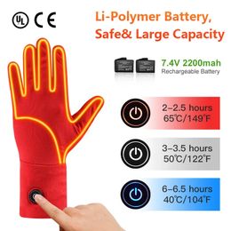 Saviour Heat Heated Gloves For Women Electric Rechargeable Battery Heating Gloves for Winter Sports typing Work Gloves For Men 240124