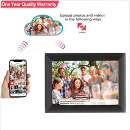 WiFi Frameo Digital Po Frame 101 Inch 32GB Smart Picture with 1280x800 IPS HD Touch Screen 240122