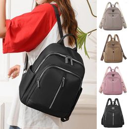 School Bags Ladies Large Capacity Lightweight Backpack Casual Fashion Soft Leather Outdoor Travel Student Purse