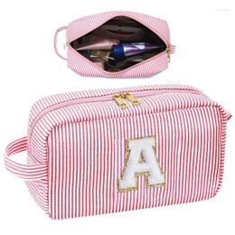 Storage Bags Aesthetic Toiletry Bag Travel Large Makeup Case Girls Handbags Purses Initial Cute Make Up Organiser