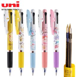 Japanisches Briefpapier Uni-Limited Cartoon Cute Kawaii Multifunktionsstift Presstyp Gelstift Ölstift Ständig Tinte Studentengeschenke 240129