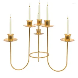 Candle Holders For Table Valentine's Day Decorative Stands European Home Decoration Centerpiece With 6 Arms Tall