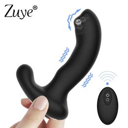 Rolling Vibrating Male Prostate Massage Remote Control Anal Plug Butt Plugs for Man GSpot Stimulate Gay Sex Toys 240202