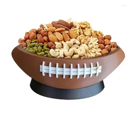 Bowls Meal Prep Containers Football Snack Bowl Storage Tray Resin Decoration Loaf Cake Container