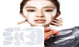 16Pcs Reusable Silicone AntiWrinkle Face Forehead Sticker Cheek Chin Sticker Facial Eye Patches Wrinkle Removal Face Lifting2678829