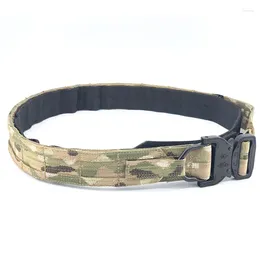 Waist Support Military Tactical Belt Army Molle Battle Multicam Outdoor Men Double Layer Fighter Equipment